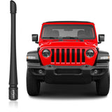 POSAID 7inch Antenna for Jeep Wrangler JK JT JL JLU JKU Sahara Rubicon Sport 2007-2023, Fexible Antenna Replacement for Jeep Gla