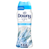 Downy Light Laundry Scent Booster Beads for Washer, Ocean Mist, 13.4 oz, with No Heavy Perfumes