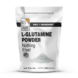 It's Just! - L-Glutamine Powder, Unflavored, Amino Acid, Faster Muscle Recovery, Leaky Gut, Digestive Support (500 Grams / 100 S