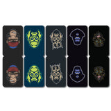 woopme Set of 5 Magnetic Gorilla Bookmark for Book Lovers Readers Students Gift Magnetic Page Clips Folding
