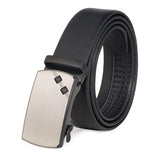 Zacharias MenS Faux Leather Belt With Autolock Buckle Tai42 (Black, 4Xl) (Pack Of 1)