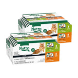 Nutro Wet Cat Food Pat Multipack: Turkey Recipe and Chicken Recipe, 2.64 oz. Trays (12 Count, Pack of 2)