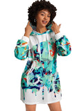 Toplot Women'S Woolen Long Typographic Printed White Hoodie With Hooded Neck (T-Hoodie-5051-Rama-M),Rama,,B0CJBRKXS5