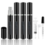 Kewjug 4 Pack Refillable Mini Perfume Atomizer Bottle