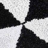 PH PandaHall 7908pcs Black White Seed Beads Mini Glass Pony Beads, 2mm 3mm 4mm Seed Beads Round Spacer Bead for Earring Bracelet