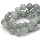 Chicager 6mm Natural Stone Beads for Jewelry Making,Burmese Jade Polished Smooth Round Gemstone Beads for Bracelet Necklace 15 I