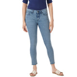 Inkd Women'S Buttersoft Mid-Rise Skinny Fit Jeans- Stretchable,Sky Why,Sky Why,32