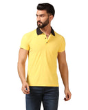Toplot Men'S Regular Fit Polo T-Shirt (Zigzag-Polo-5176-Yellow-Xl),Yellow,,B0CY5HQV3K