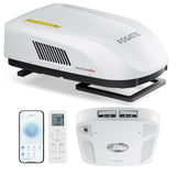 FOGATTI RV Air Conditioner 16K BTU, with Heat Pump and Cooling, with WiFi and Remote Control, Quiet AC, Low Profile Rooftop AC U
