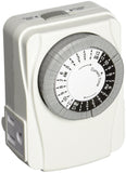 POWER ZONE TNI2423 Powerzone Heavy Duty Indoor Electromechanical Timer, 125 V, 15 A, 24 Hr