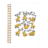 KAOWT Duck Gifts, Funny Mental Health Notebook Journal, Mental Health Motivational Notebooks for Note Taking, Duck Gifts Journal