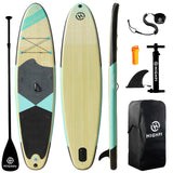 Highpi 11'6'' Inflatable Stand Up Paddle Board for Youth and Adults - Wide Sup with Premium Accessories, Blow Up Paddleboard for