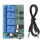 Hilitand AD22B04 12V Decoder 4 Channel DTMF Tone Relay Phone Remote Control PLC