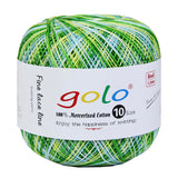golo Crochet Thread Size10 Yarn for Hand Knitting Multicolour Yarn D28