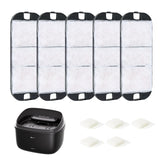 Gardner Pet Replacement Filters for 8L Black Pet Water Fountain, 5-Pack