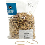 Business Source 15741 Rubber Bands,Size 32,1 lb./BG,3Inch x1/8Inch ,Natural Crepe