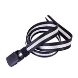 Romp Fashion Unisex Black And White Nylon Military Tactical Belt
