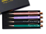 InnoBeta Paris Gifts for Women, French France Themed Gifts for Christmas, Birthday, Ballpoint Pen Set of 4