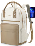 YAMTION 17 Inch Laptop Backpack for Women Bookbag School Backpack with Charger,Aesthetic Computer Backpacks for High School Teen