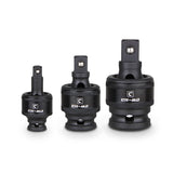 Capri Tools Premium Impact Universal Joint Set, CrMo, 3Piece