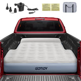 Short Truck Bed Mattress for 5-5.5ft, Truck Bed Air Mattress for Tacoma Honda Ridgeline Jeep Gladiator JT 5ft, Wired Air Pump, O