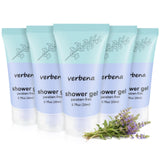 fafortune Travel Size Body Wash Bulk,Verbena Scent,0.7 fl oz (20ml) Small Size Mini body wash,Hotel Supplies Bulk for Guests Air