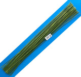 26 Gauge Green Cotton Covered Floral Wire 80 feet per Bundle (24.4m) in 12 inch (30.5cm) Lengths