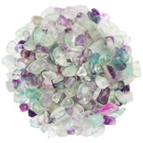 500 pcs Natural Chip Stone Beads Multicolor 3-5 mm Irregular Gemstone Healing Crystal Loose Rocks Bead Hole Drilled DIY for Brac