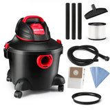 Shop-Vac 5920689 Wet/Dry Vacuum Cleaner, 6 Gallon, 3.0 Peak HP, 1.25 Inch Diameter x 7 Foot Hose, 6 Foot Cord, Ideal for Jobsite