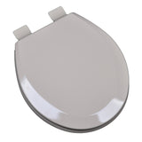 Bath D cor 1F1R5-30 Premium Molded Wood Round Toilet Seat with Adjustable Hinge & OSG, Fawn Beige