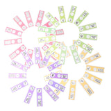 FRCOLOR 48Pcs Prepared Microscope Slides with Specimens for Animal Plant and Vegetable Study Easy to Use Microscope Slides for C