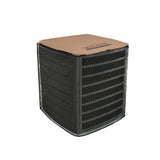 ULTCOVER 2 in 1 Full Mesh with Waterproof Fabric Top Air Conditioner Defender Cover 34W x 34D x 32H inch for Outside AC Units Al