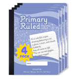 ONAVIA Primary Composition Notebook K2, 200 Pages, 4 Pack, Cornflower