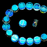 DIQIO 8mm Sparkle Flat Coin Round Crystal Beads (78-82pcs, Crys-Paradise)
