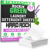 Rockin' Green Hard Water Laundry Sheets Lavander Mint Hard Rock 104 Lds