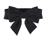 Muxxn WomenS Vintage Bowknot Wide Elastic Stretchy Cinch Belt
