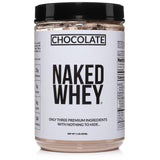 Naked Whey 1LB All Natural Grass Fed Whey Protein Powder, Organic Chocolate, and Coconut Sugar No GMO, No Soy, and Gluten Fr