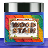 GOODTAKE Navy Blue Wood Stain Powder, Wood Dye Stain Powder that Makes Vibrant Wood, Premium Fast Dry Dark Wood Stain Powder for