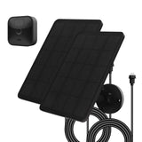 Solar Panel for Blink Camera, 4W Solar Panel Compatible with Blink Outdoor 3 (3rd Gen), XT XT2 Camera, Solar Charger for Camera