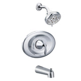 Moen T2139EP Eva PosiTemp EcoPerformance Tub and Shower Trim Kit, Valve Required, Chrome