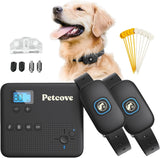 Invisible Fence for Dogs & Training Collar 2-in-1 | 500 ft Adjustable Boundary | Beep/Vibrate/Static 1-9 Levels | IPX7 Waterproo