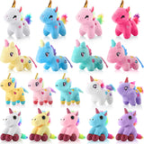 Huquary 18 Pcs Mini Stuffed Animal Keychain, Plush Dolls Aesthetic Keychains for Classroom Backpacks Back to School Gifts Bag Fi