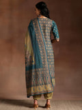 Libas Women Pure Cotton Kurta Set (359170R, Multi, 2Xl)