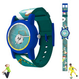 Spiky Analog Kids Watch | Sports Theme Floral Printed Dial & Strap | Unbreakable Tpu Strap | 30M Water Resistant, Fun & Stylish