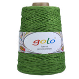 golo Cotton Cone Yarn for Weaving Carpet 6/4 Warp Yarn 250g Cotton Yarn for Hand Knitting 808-Green