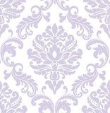 NuWallpaper NU1396 Ariel Peel & Stick Wallpaper, Purple