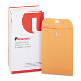 Universal 35260 Kraft Clasp Envelope, 28lb, #55, 6 x 9, Brown Kraft, 100/Box