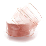 Ribbon Traditions 2.5 Wired Sheer Organza Ribbon Dusty Rose 50 Yards
