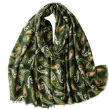 Quecy Printed Women Scarf | Scarf For Women Rectangle | 180 * 88Cm