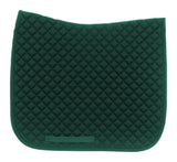Equinavia Harstad Dressage Saddle Pad | Classic & Durable | Moisture-Wicking Tricot Backing - Hunter Green - Horse